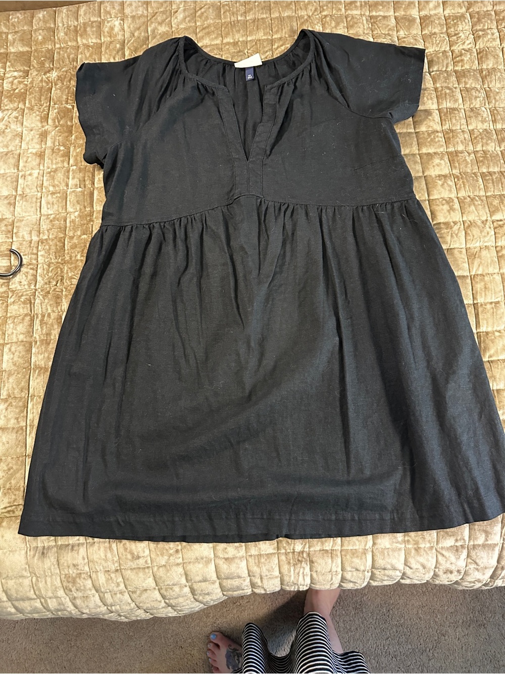 Women’s Linen Blend Summer Midi dress